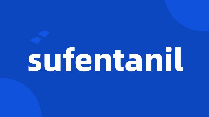 sufentanil