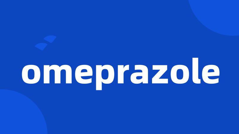 omeprazole