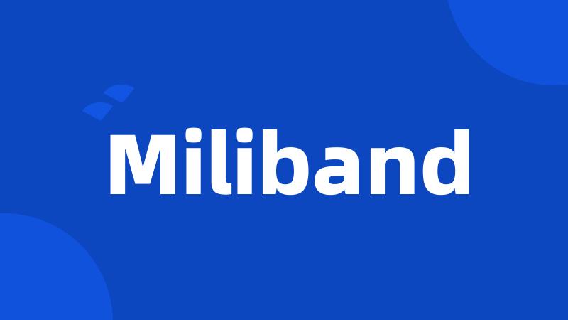 Miliband