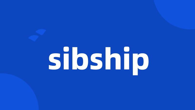 sibship