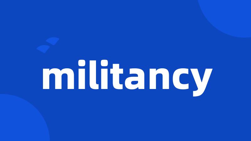 militancy