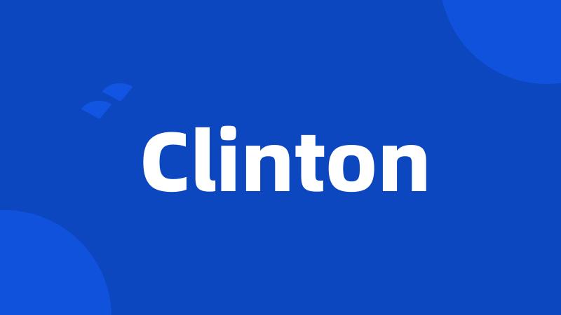 Clinton