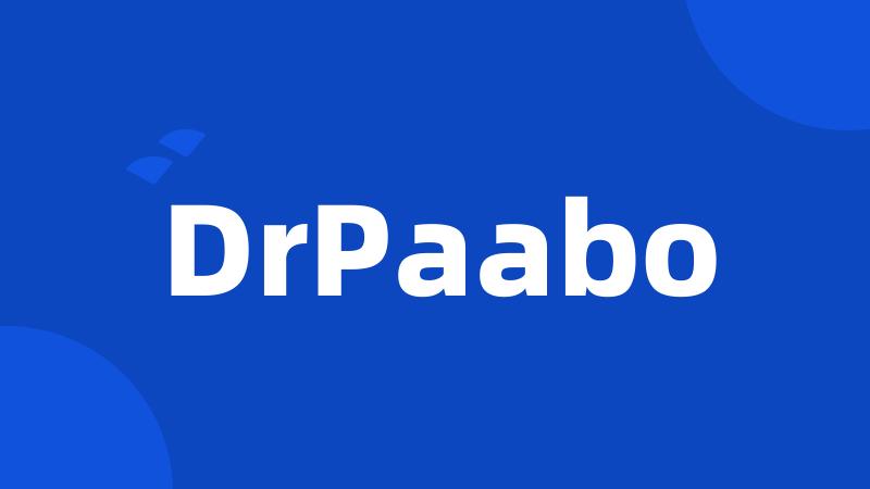 DrPaabo