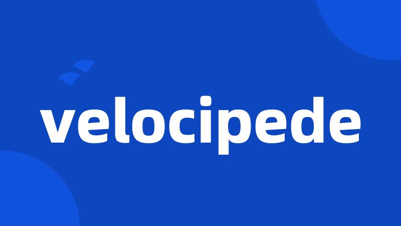 velocipede