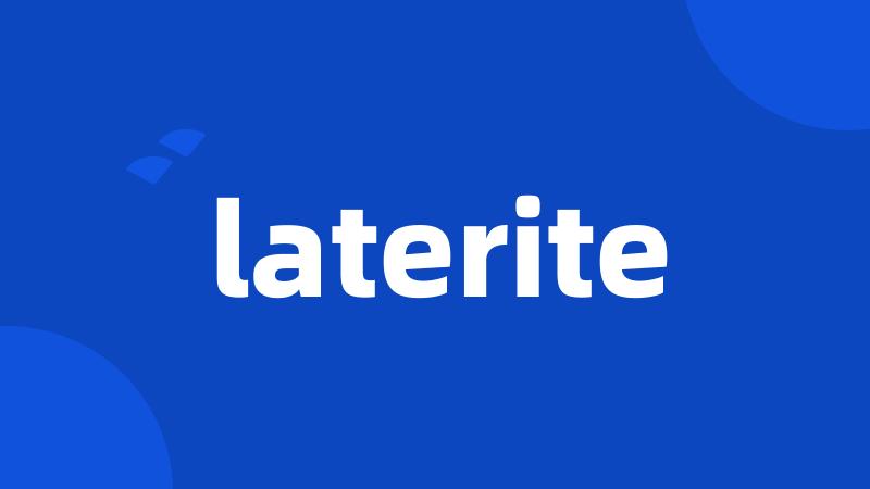 laterite