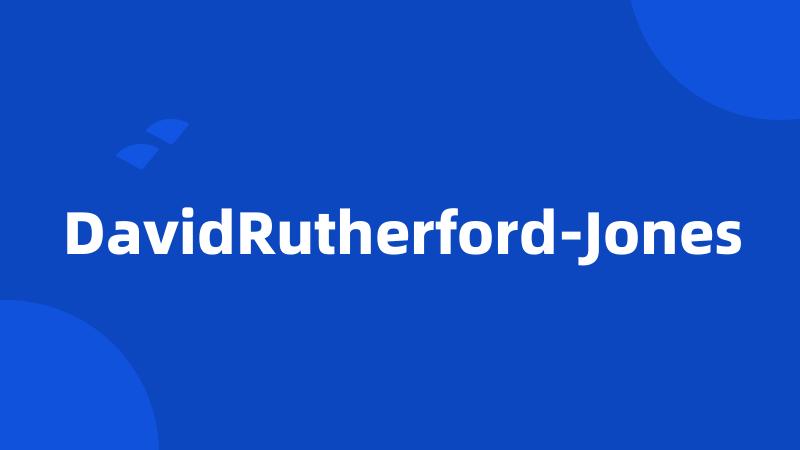 DavidRutherford-Jones