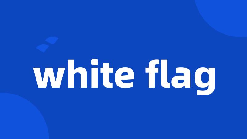 white flag