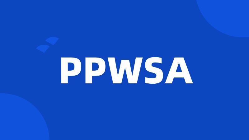 PPWSA