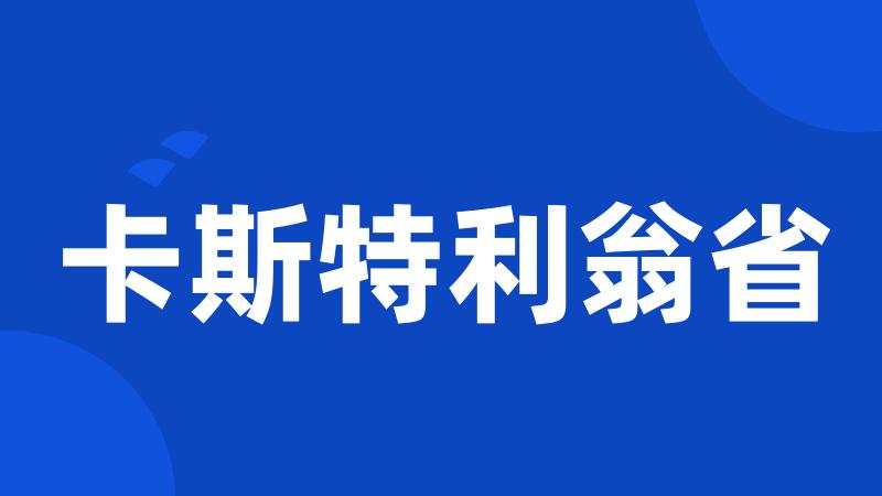 卡斯特利翁省