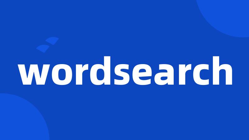 wordsearch