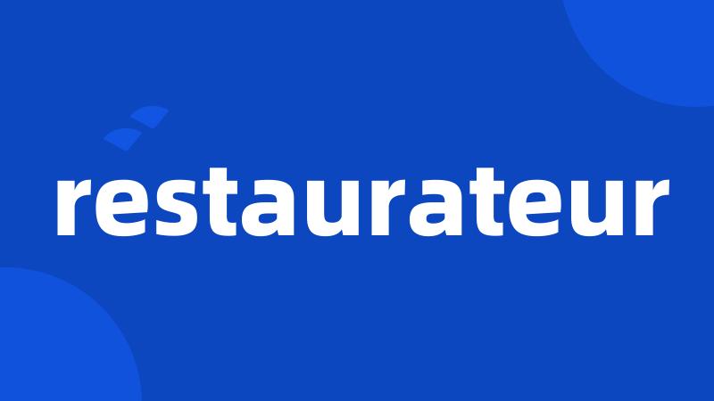 restaurateur