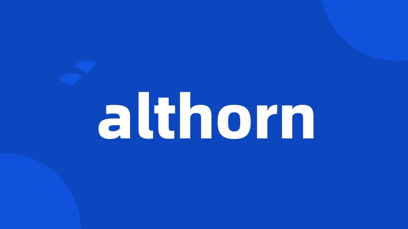 althorn