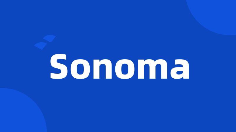 Sonoma