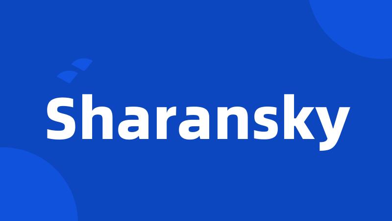 Sharansky