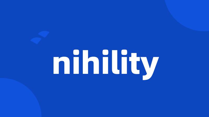 nihility