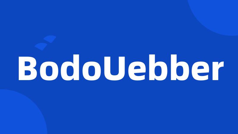 BodoUebber