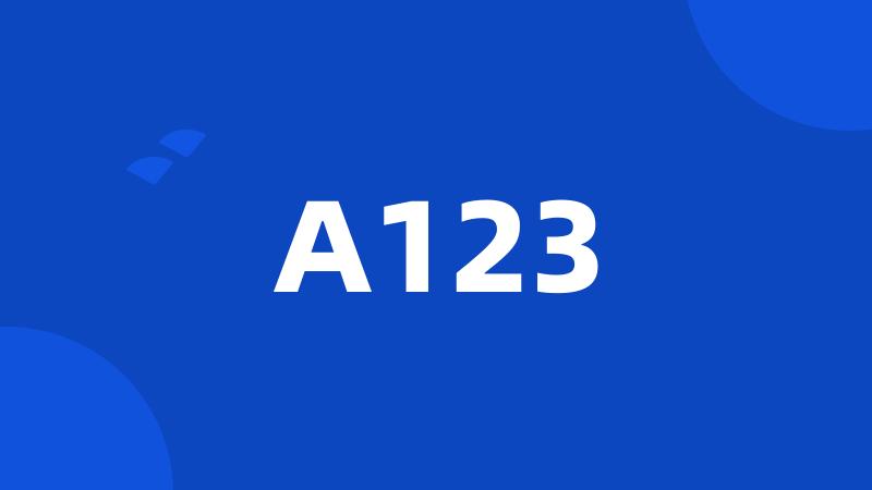 A123