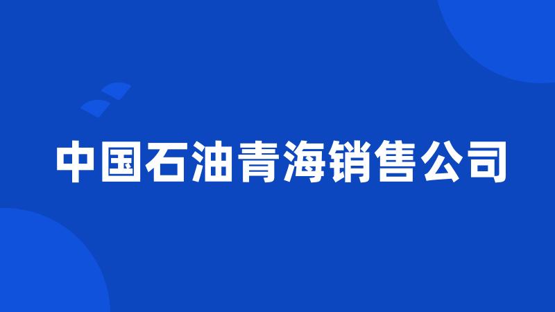 中国石油青海销售公司