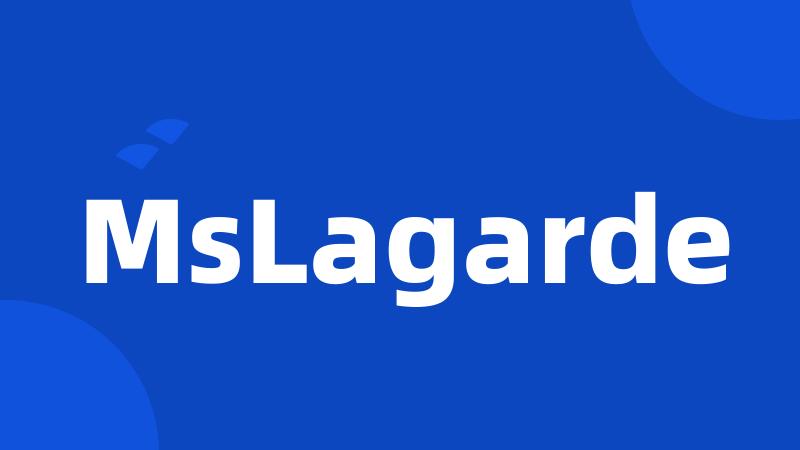 MsLagarde