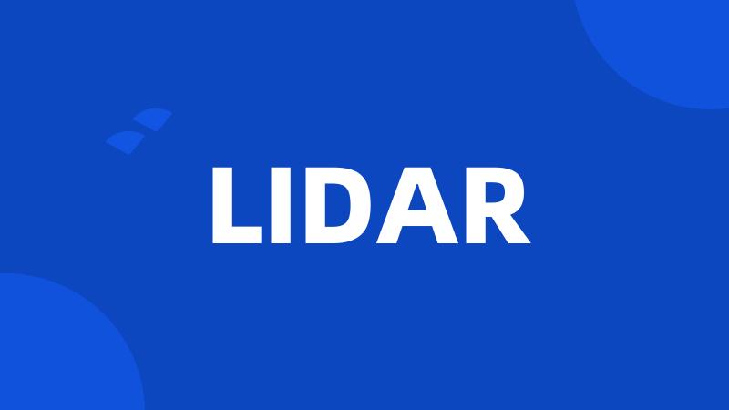 LIDAR