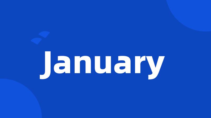 January