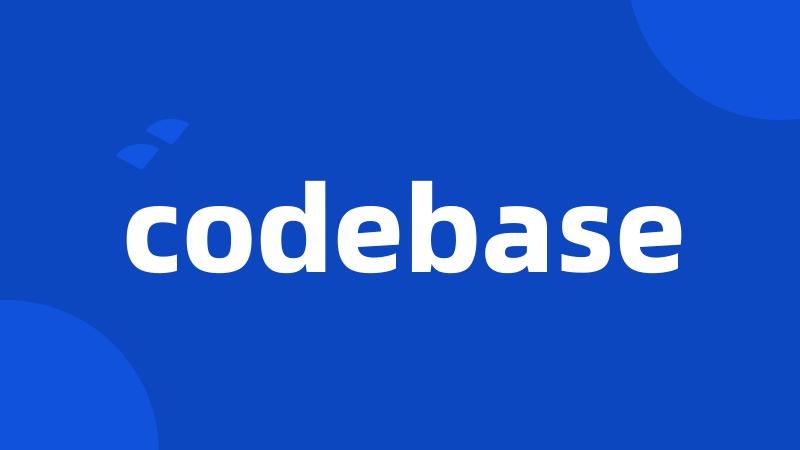 codebase