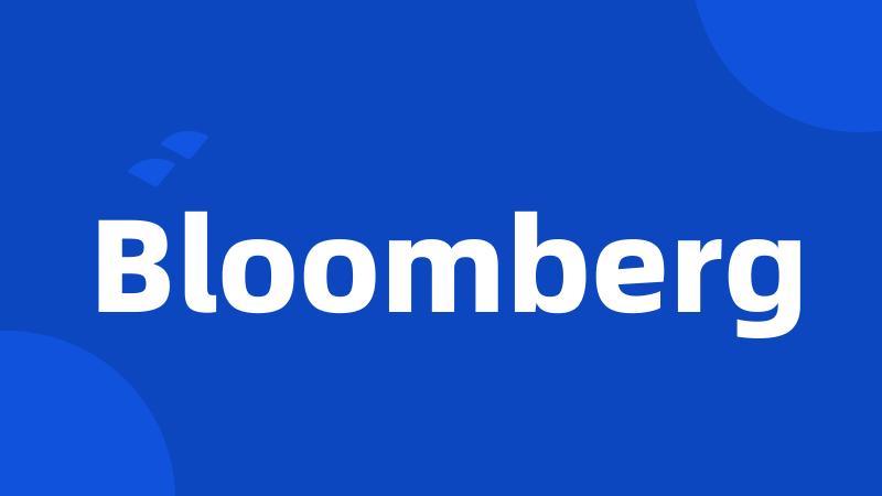 Bloomberg