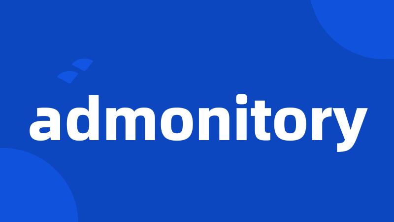 admonitory