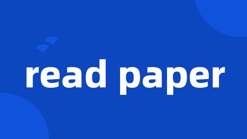 read paper