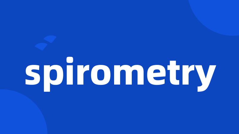 spirometry