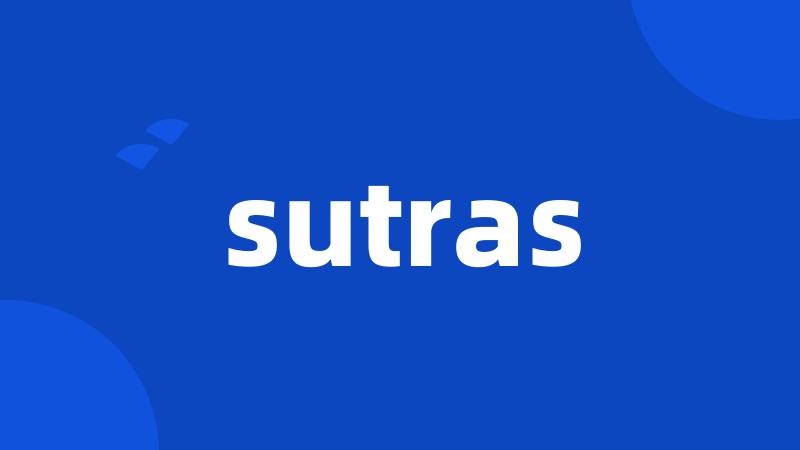 sutras