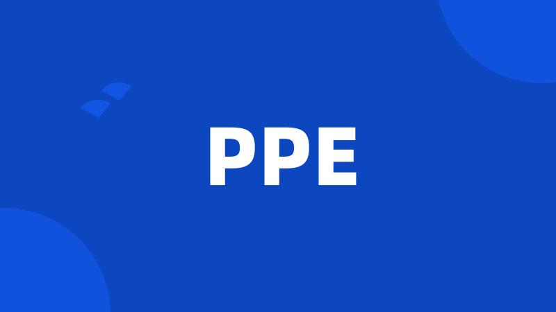 PPE