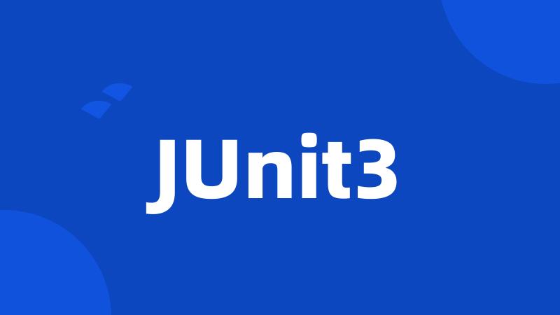 JUnit3