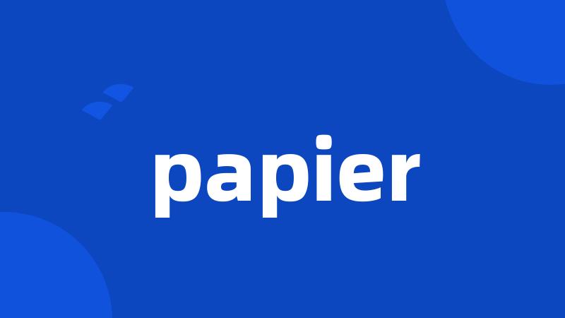 papier