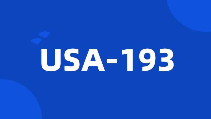 USA-193