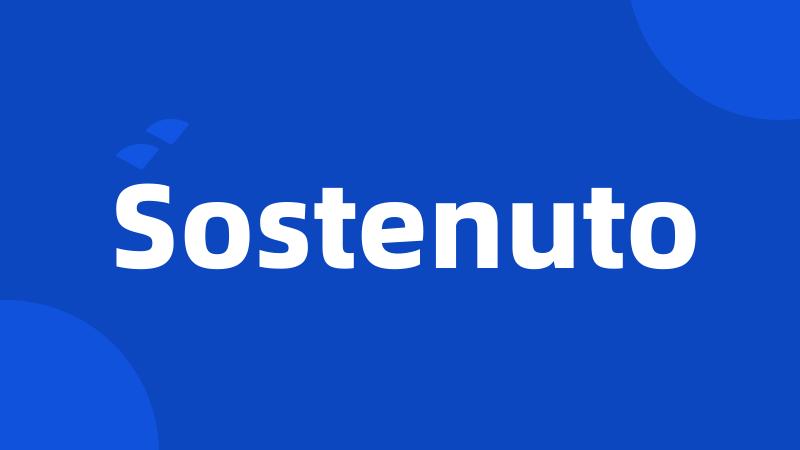 Sostenuto