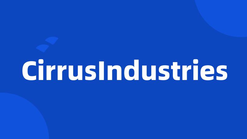 CirrusIndustries