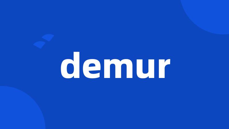 demur