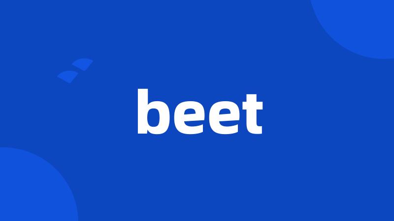 beet