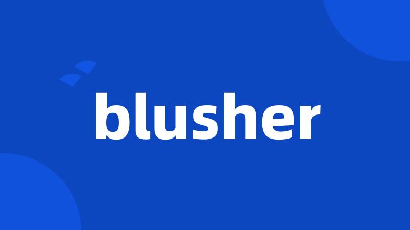 blusher