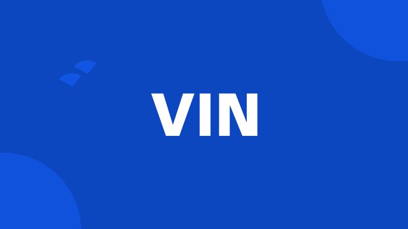 VIN