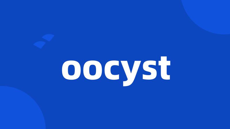 oocyst