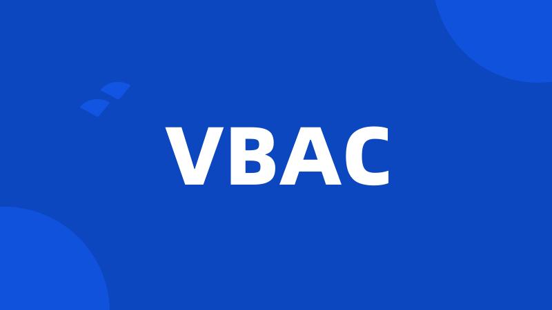 VBAC