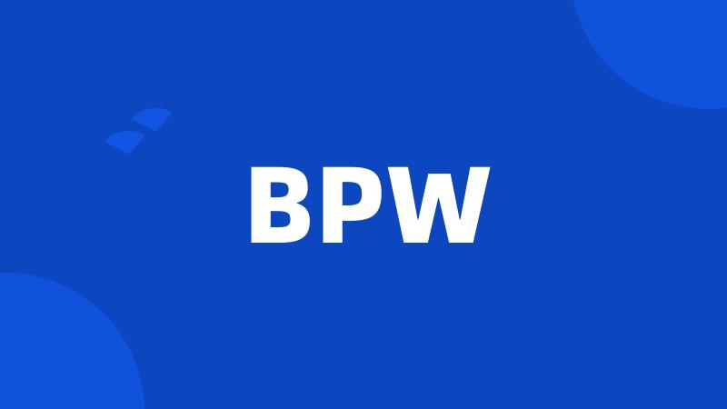 BPW