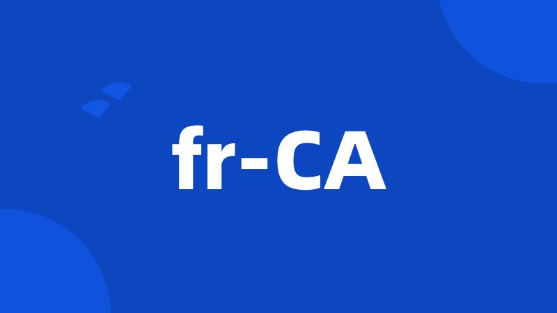 fr-CA