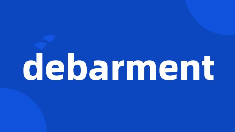 debarment