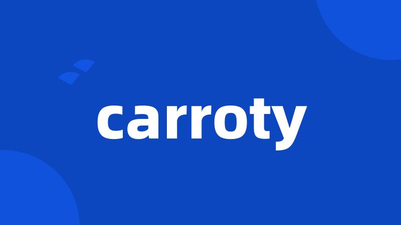 carroty