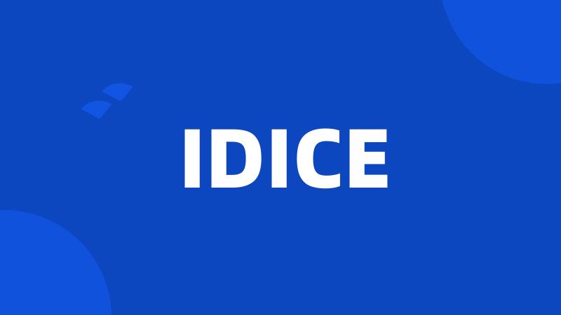 IDICE