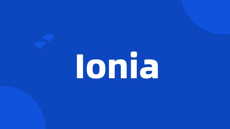 Ionia