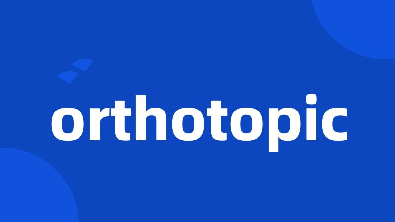 orthotopic